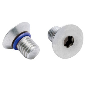 1/4-20X7/16 6 LOBE FLATHEAD 82°18-8SS FLUOROSIL O-R