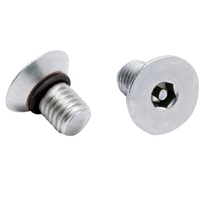 8-32X1 SOCKET FLAT 18-8SS TAMPERPROOF SEAL SCREW 82° BUNA O-R 5/32 DRIVE