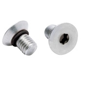 4-40X1/4 6 LOBE FLATHEAD 82°18-8SS BUNA O-R