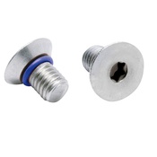 4-40X1/4 6 LOBE FLATHEAD 82°18-8SS FLUOROSIL O-R
