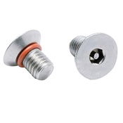4-40X1/4 SOCKET FLAT 18-8SS TAMPERPROOF SEAL SCREW 82° SIL O-R 3/32 DRIV