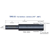 D.20.0mm DEBURRING TOOL (20.0-20.4/.786-.805) BJR45P x2 BLADES