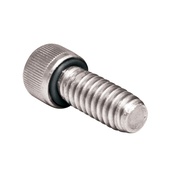 4-40X1/4 18-8SS SELF-SEAL SOCKET CAP SCREW BUNA O-R