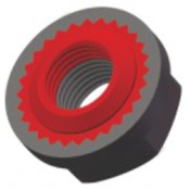 M10x1 SEALING LOCKING NUT PHOSPHATED